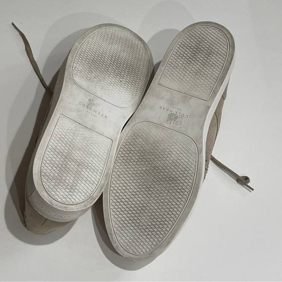 Cole Haan Men's 13M Winslow Mortar Nubuck Leather Wingtip Sneakers C36086 - Picture 4 of 11